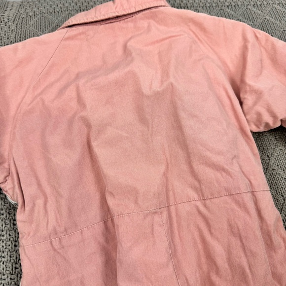 50s 60s Vintage Girls Youth Ski Master Snowman Embroidered Pink Snow Ski Suit - Picture 13 of 16